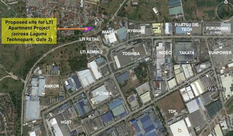 laguna technopark map.